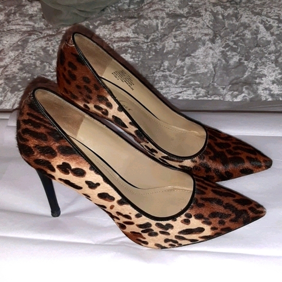 Kenneth Cole Bonita Leopard Print Calf 